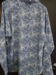 Blue Patterned Shirt