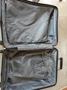 Black Travel Medium Suitcase- read Details