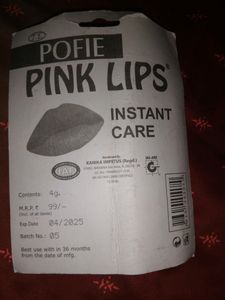 PINK LIPS(INSTANT CARE)AND CHERRY LIP BALM