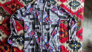 Unique Graphic Print Jacket