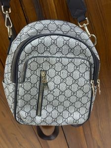 Print Mini Backpack
