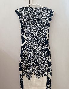 Black &amp; White Print Dress