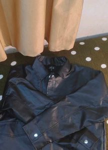 Oyela Black Leather Jacket