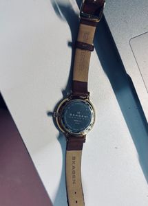 Skagen Brown Leather Watch