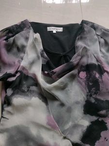 Abstract Print Mini Dress