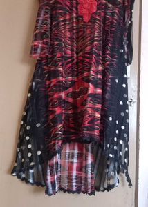 Red &amp; Black Updown Dress