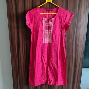 New Without Tag Srishti Carrot Red Colour Kurta ❤️