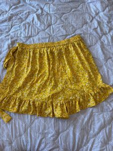 Floral Wrap Skirt, Skort