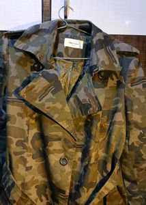 Camouflage Trench Coat