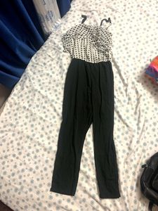 Jumpsuit Black And White