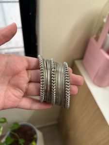 Silver Bangles