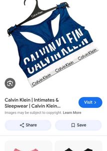 Calvin Klein Racerback Sports Bra