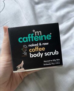 M Caffeine Naked And Raw Body Scrub