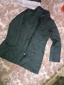Stylish Black Quilted Coat
