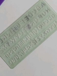 Letter Tracing Stencils For Elegant Alphabets