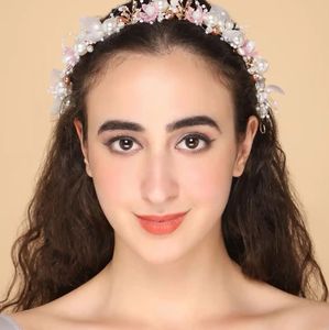 Pearl &amp; Floral Hair Vine