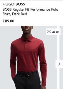 Hugo Boss Long Sleeves Polo TShirt