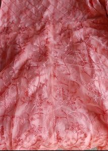 Partywear Anarkali Embrodery Work Kurt