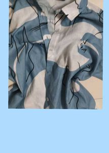 Blue Patterned Shirt