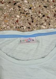 Sky Blue Colour Full Handed T-Shirt