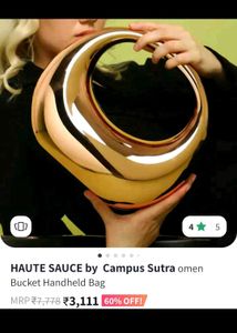 Acrylic Multicolour Moon bag