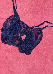 Navy Blue Lace
