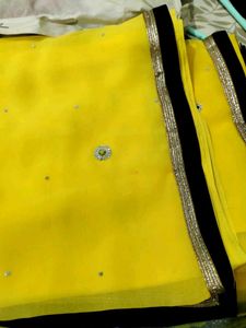 Yellow Sareee