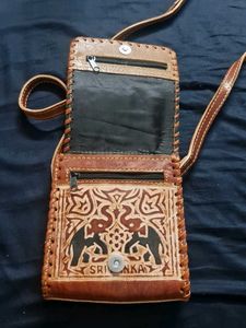 Sri Lanka Leather Sling Bag