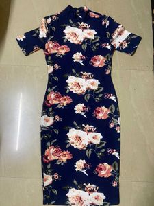 Floral Print Bodycon Dress