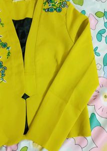 Pannkh Blazer Lime Green
