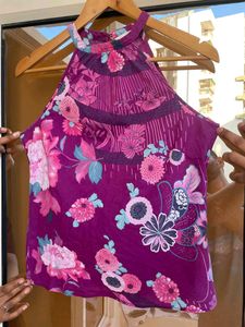 Beautiful Neck Party Wear Top Branded