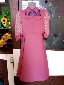 Pink Polka Dot Dress💝