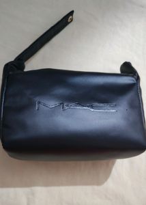 MAC Black Leather Bag