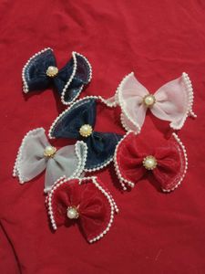 Pearl Embellished Bows