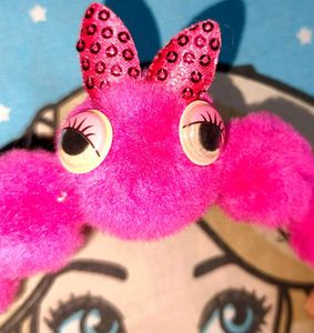 Pink pompom kids Headba