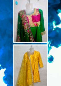 Combo Embroidered Salwar Kameez 2 Set