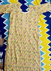 Yellow Kurti for Daily Wear