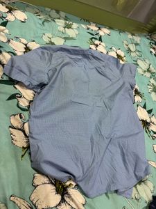 Blue Patterned Shirt