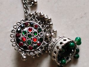 silver ear cuff earring
