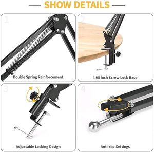 Long Arm Phone Stand 360° Flexible