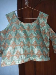 Beautiful Lehnga In Sea Green Colour