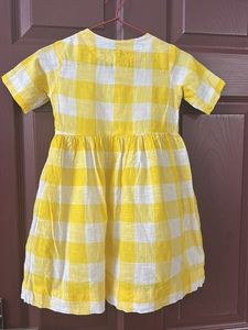 Yellow Gingham Dress