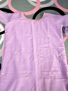 Lavender Kurta Set