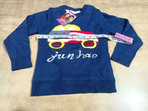 Cute Blue Kids&#39; Sweater