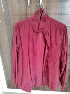 DASHING COTTON + VELVET FULL SLEVES SHIRT