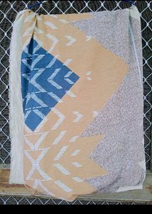 Geometric Patterned Fabric Piece