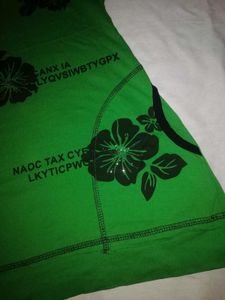 Green Floral Graphic Tee
