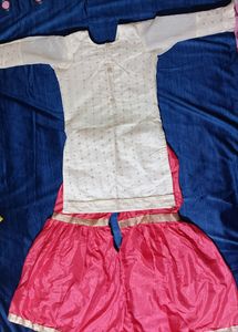 Gajari White Sharara