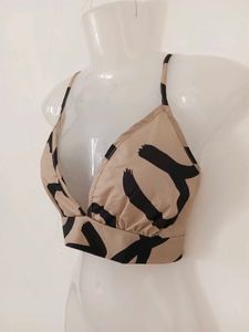 Patterned Bikini Top