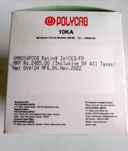 Four Pole 63 amp MCB